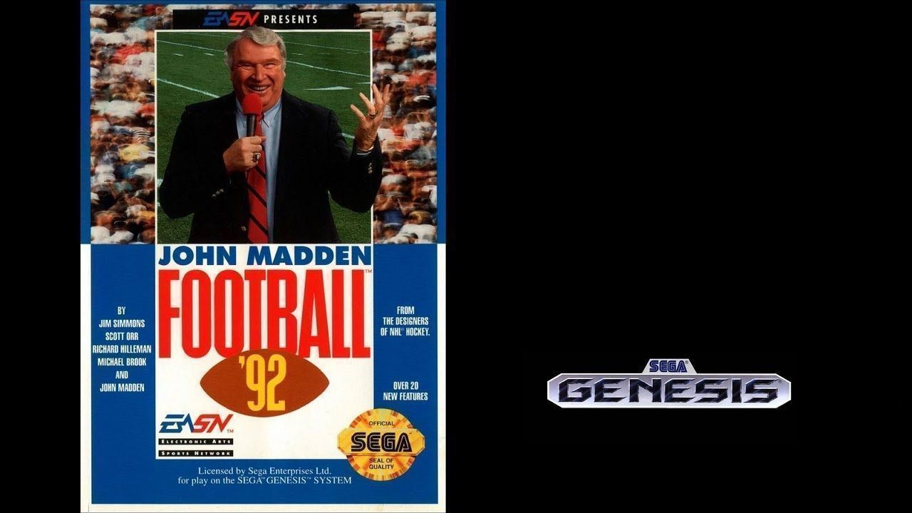 John Madden Football 91 (USA) Game Cover